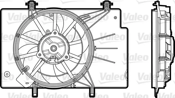VALEO 696344 Вентилятор