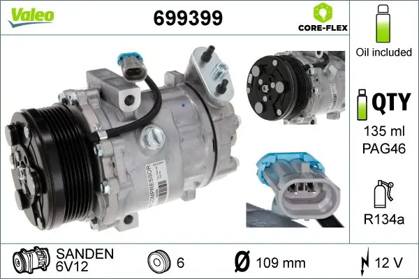 699399 Компрессор конд. OPE Astra G