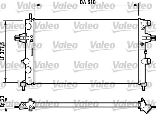 VALEO 732551 Теплообменник