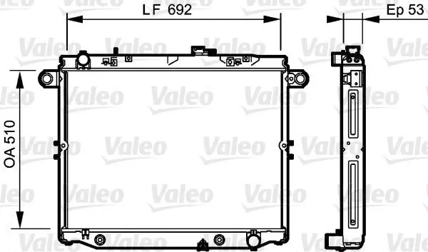 VALEO 734192 Теплообменник