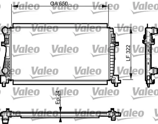 VALEO 735557 Теплообменник