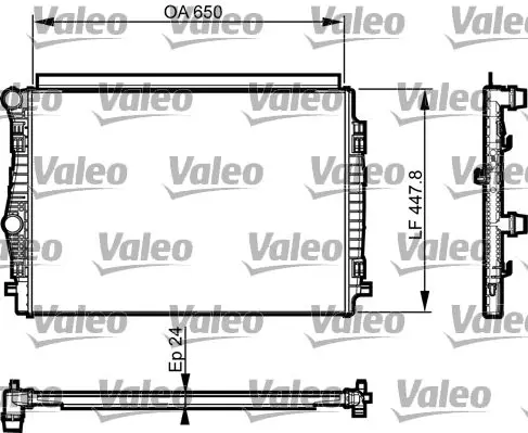 VALEO 735559 Теплообменник