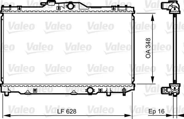 VALEO 735415 Теплообменник