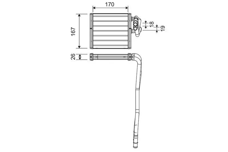 VALEO 811510 Теплообменник, отопление