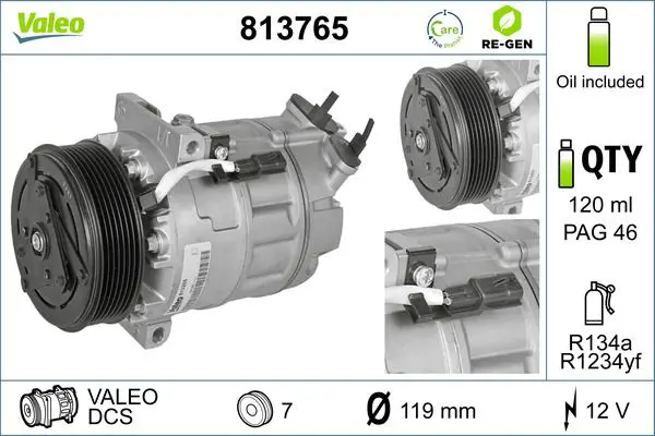 VALEO 813765 Компрессор