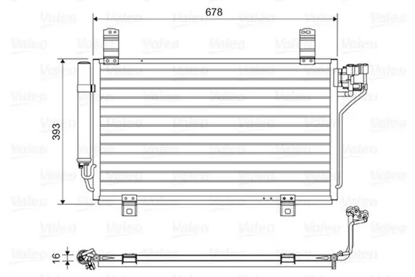 VALEO 814048 Конденсатор, кондиционер