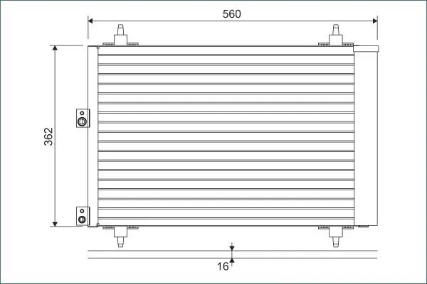 VALEO 814080 Конденсатор