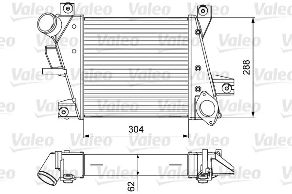 VALEO 818360 Интеркулер