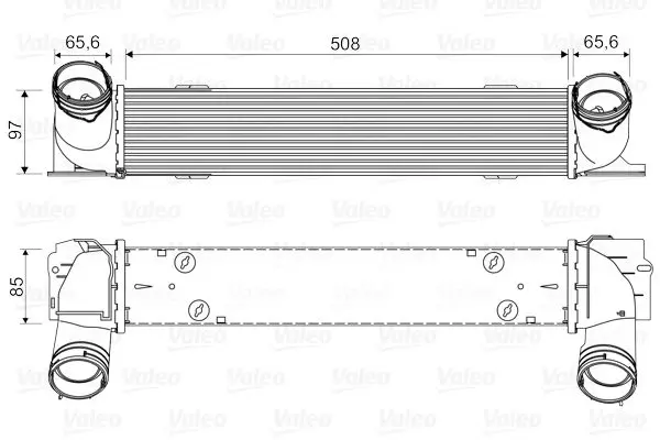 VALEO 818553 Интеркулер