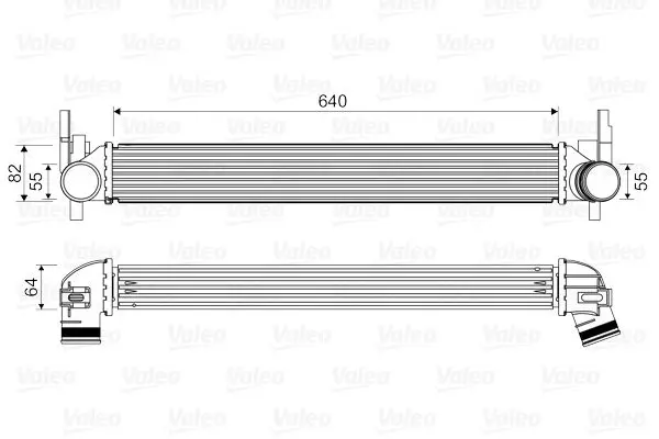 VALEO 818574 Интеркулер