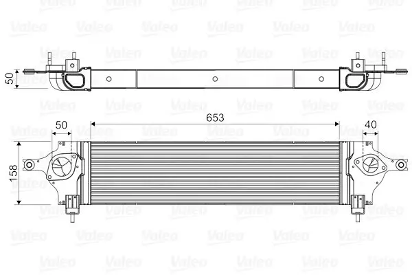VALEO 818589 Интеркулер