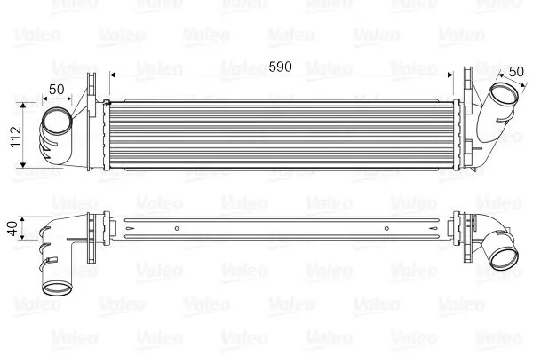 VALEO 818678 Интеркулер