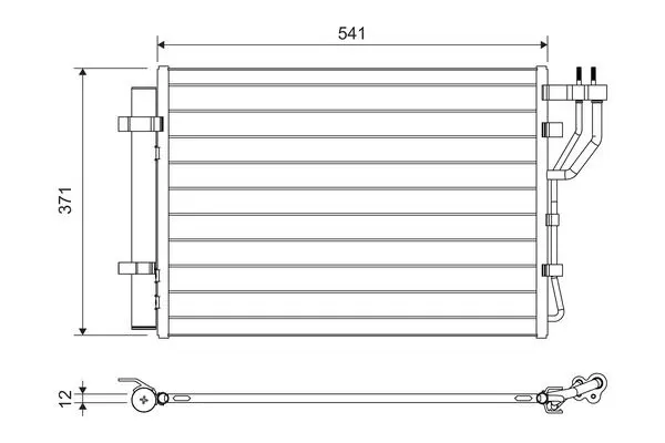VALEO 822582 Конденсатор, кондиционер