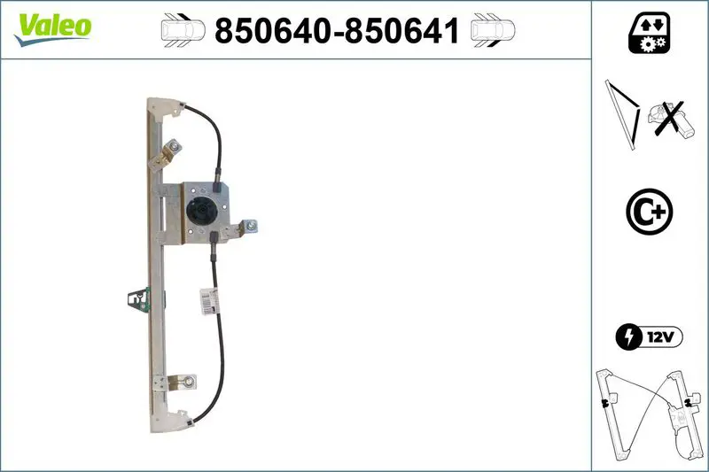 VALEO 850640 Подъемное устройство для окон