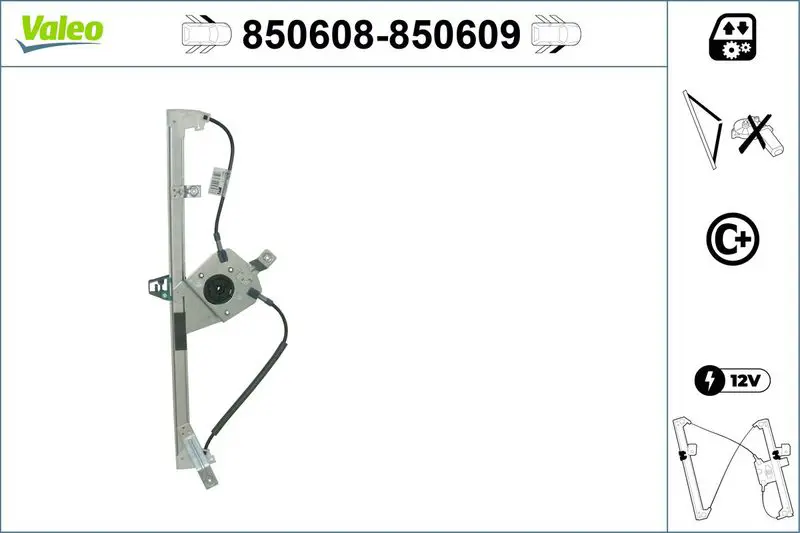 VALEO 850608 Подъемное устройство для окон