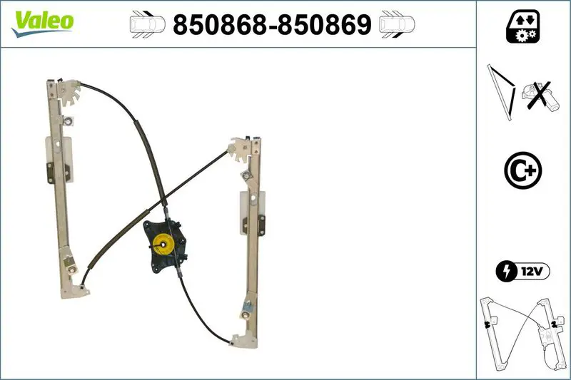 VALEO 850868 Подъемное устройство для окон