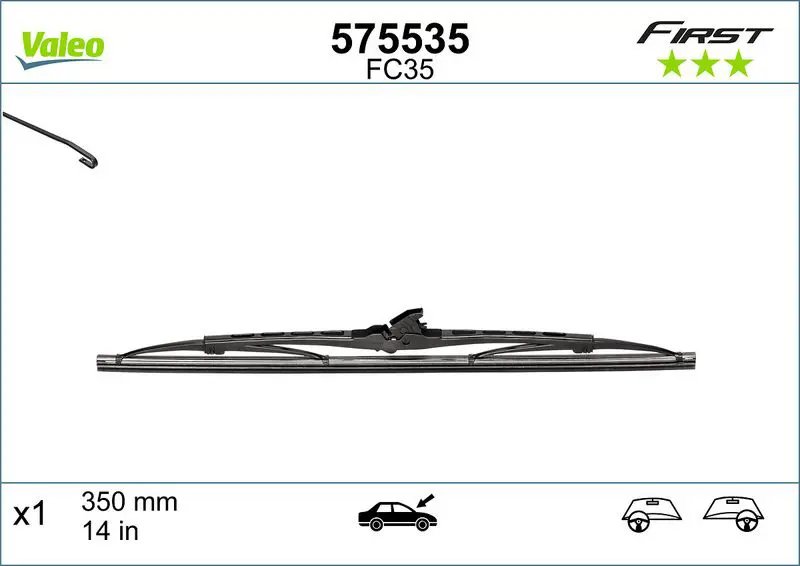 VALEO 575535 Щетка стеклоочистителя