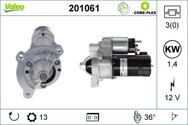 STARTER REMAN - CORE-FLEX