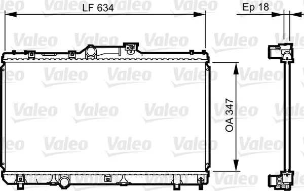 VALEO 731441 Теплообменник