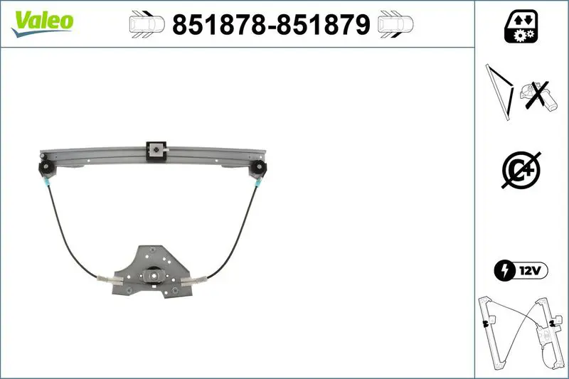 VALEO 851878 Стеклоподъемник