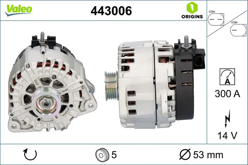  ALTERNATOR NEW - ORIGIN