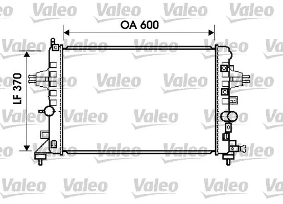 734382 Радиатор охл OPEL: Astra H