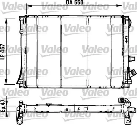 VALEO 731529 Теплообменник