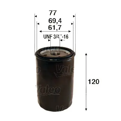 586130 OIL FILTER SPIN ON TYPE