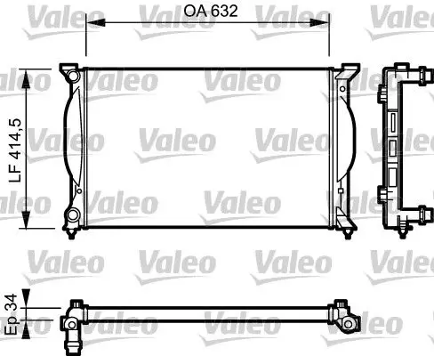 VALEO 732963 Теплообменник