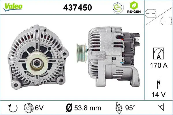 VALEO 437450 Генератор