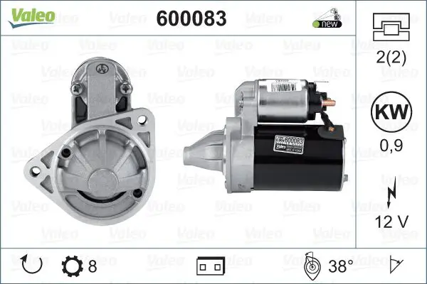 600083 Стартер HYUNDAI GETZ (TB) 1