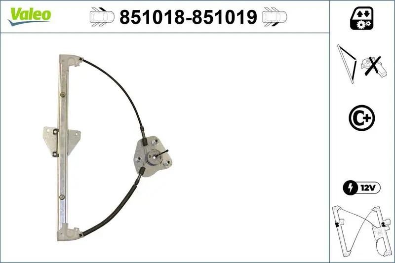  VALEO FENSTERHEBER (OHNE MOTOR) V L