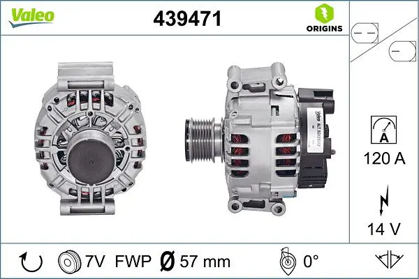 VALEO 439471 Генератор