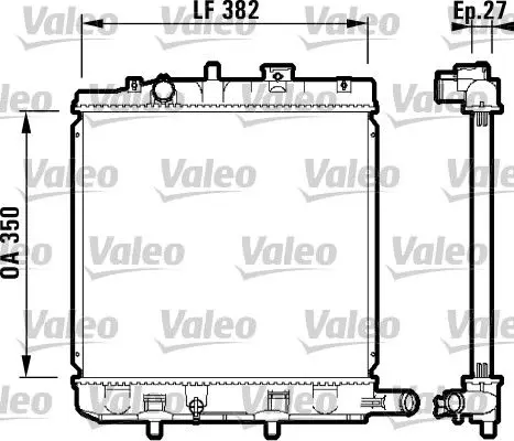 VALEO 732726 Теплообменник