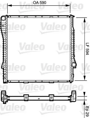 VALEO 734896 Теплообменник