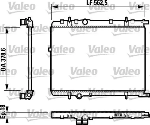 VALEO 732890 Теплообменник