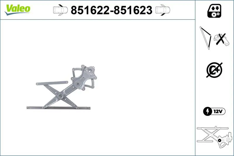 851622 WINDOW LIFT FRONT LEFT