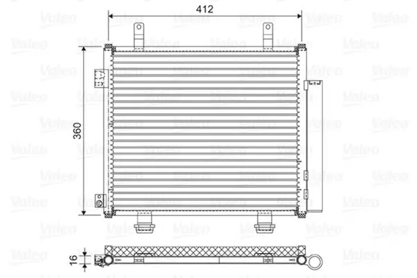 VALEO 822573 Конденсатор, кондиционер