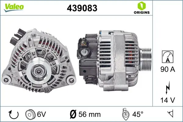 VALEO 439083 Генератор