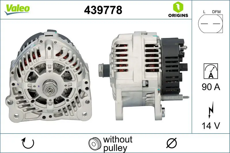 439778 ALTERNATOR NEW ORIGIN