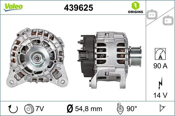 VALEO 439625 Генератор