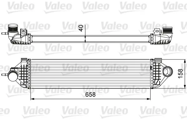 VALEO 818600 Интеркулер