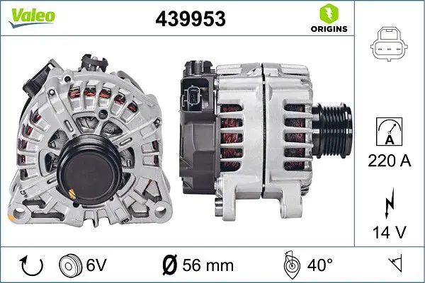 VALEO 439953 Генератор