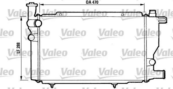 VALEO 810892 Радиатор двигателя