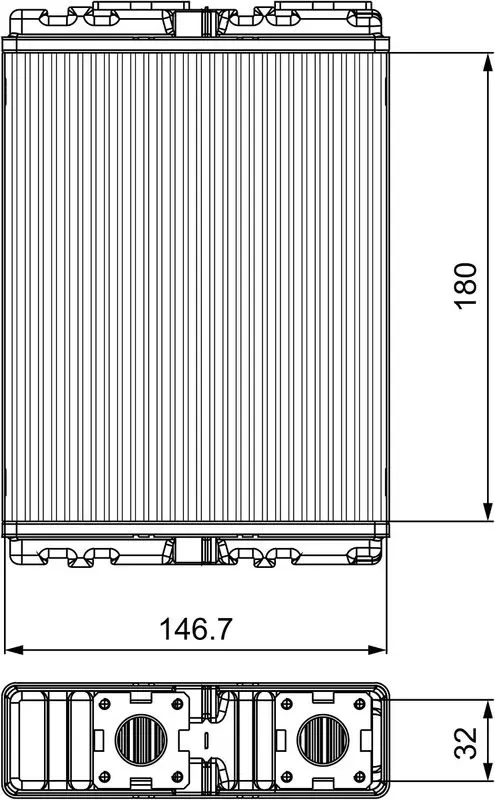VALEO 811557 Теплообменник, отопление