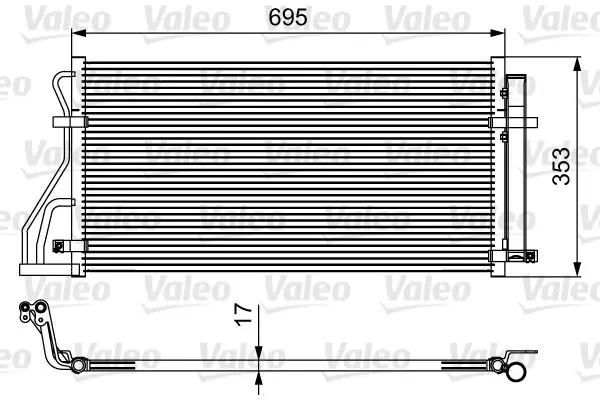 VALEO 814488 Конденсатор, кондиционер