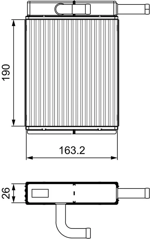 VALEO 811558 Теплообменник, отопление