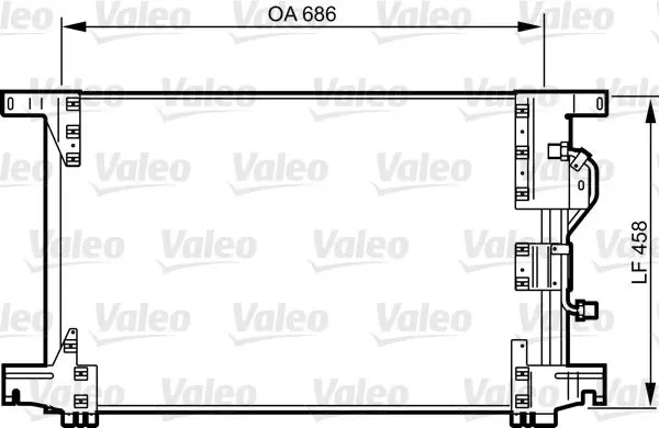 VALEO 818034 Конденсатор