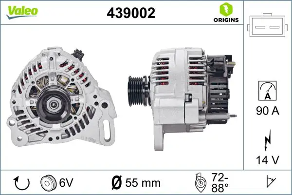 VALEO 439002 Генератор (новый)