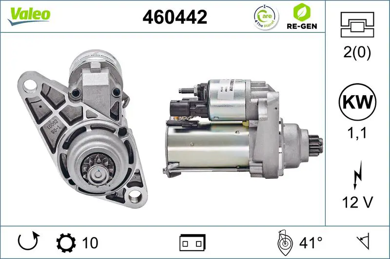 VALEO 460442 Стартер